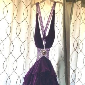 A purple dress